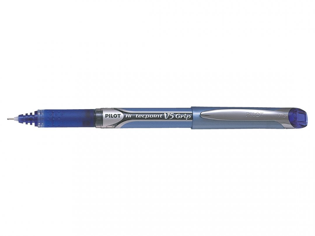 Pilot Roller Hi Tec Point V5 Grip Ef Blue