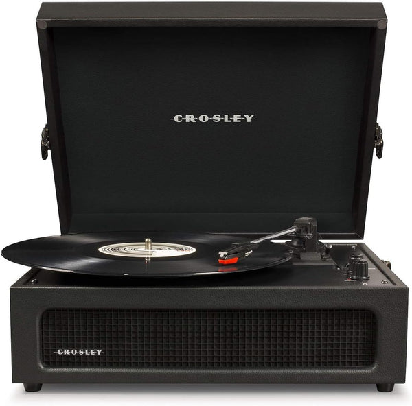 جهاز تسجيل الأسطوانات المحمول Crosley Voyager - أسود