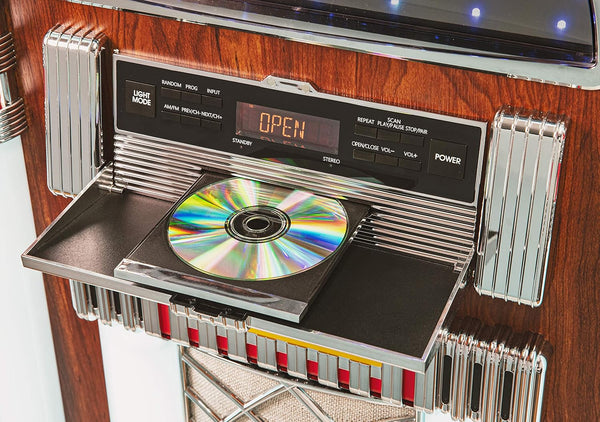جهاز موسيقى لاسلكي Crosley iJuke Bluetooth Deluxe - خشب الجوز