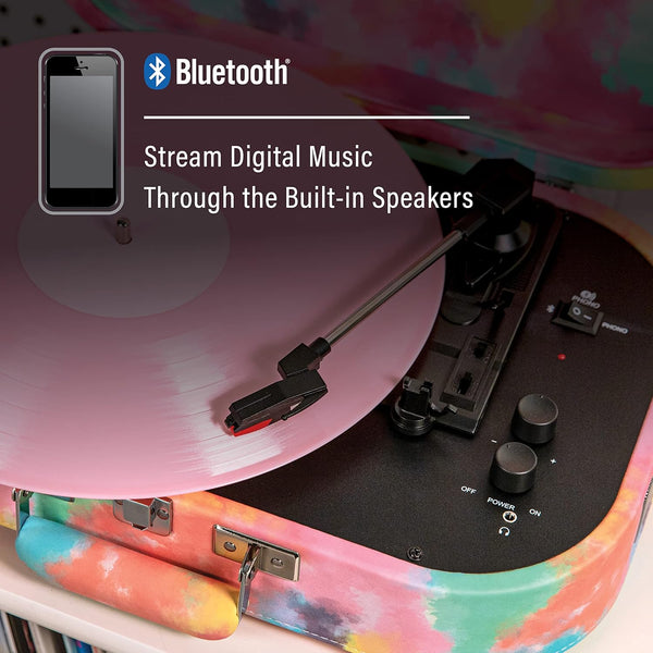 CROSLEY DISCOVERY BLUETOOTH OUT TURNTABLE - TIE-DYE