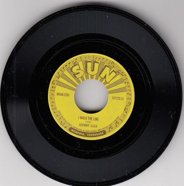 SUN RECORDS - JOHNNY CASH 3 INCH SINGLE - I WALK THE LINE