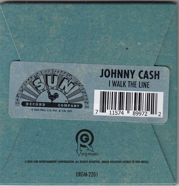 SUN RECORDS - JOHNNY CASH 3 INCH SINGLE - I WALK THE LINE