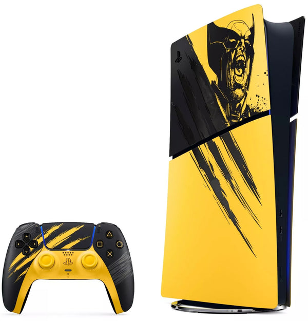 Sony - PS5 Slim 825 GB Wolverine Yellow Limited Edition Bundle