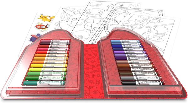 Crayola Pokemon Art Kit - Licensed Coloring Set for Kids