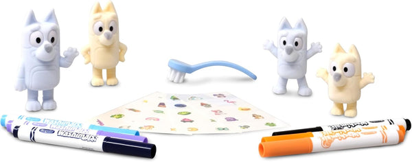Crayola Washimals Pets Bluey Set With Decals - Washable Coloring Toy