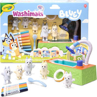 Crayola Washimals Pets Bluey Poolside Playset - Washable Coloring Set
