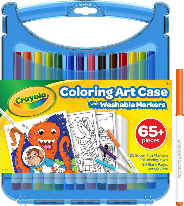 Crayola Create and Color Mini Washable Markers and Paper - Art Set