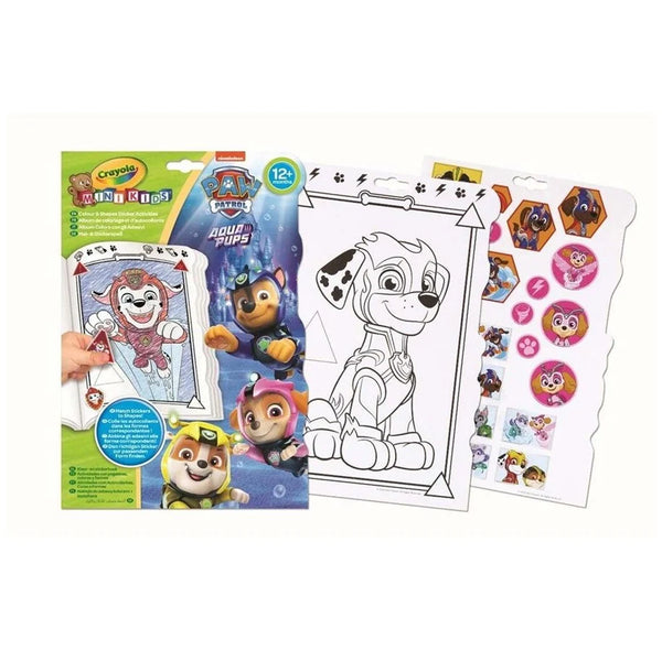 Crayola PAW Patrol Color and Shapes Activity Book - Kids Workbook