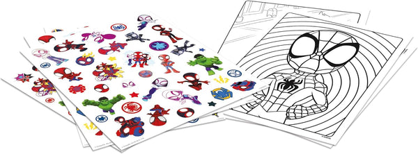 Crayola Spidey Color and Sticker Set - Marvel Kids Activity Kit