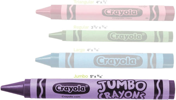 Crayola 28 Jumbo Crayons - Thick Coloring Set for Little Hands