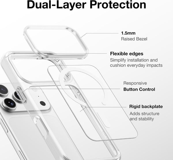 Amazingthing - Minimal Magsafe Drop Proof Case For iPhone 18 Pro 6.3 Color - Clear