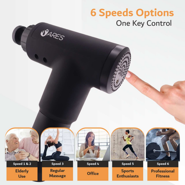 Ares - Gun Massager - Black