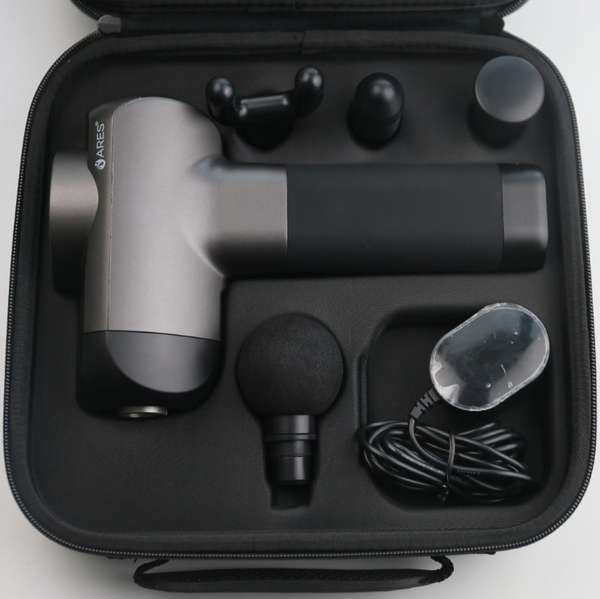 Ares - Ufitness-2 Gun Massager - Gray