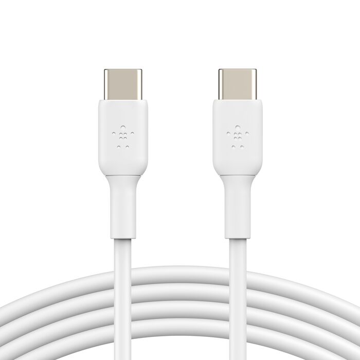 كابل BELKIN BOOSTCHARGE USB-C إلى USB-C، بطول 1 متر، أبيض