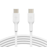 كيبل بيلكن بوست تشارج USB-C إلى USB-C، 2 متر، أبيض