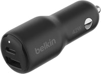 Belkin 42w - 30w USB-C PD PPS + 12w USB-A Car Charger