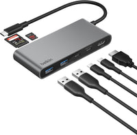 Belkin USB-C 7-IN-1 MULTIPORT HUB 100W - SPACE GRAY