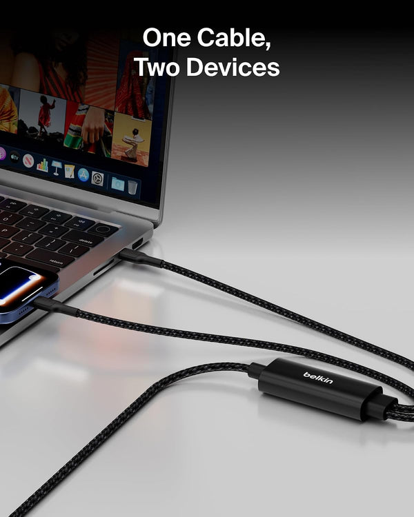 Belkin BoostCharge Pro USB-C Cable 140W 1.5m - Braided Charge Cord