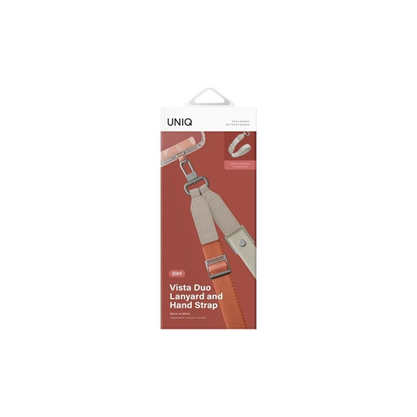 Uniq Hand Strap in Terracotta - Secure Carry Grip Accessory