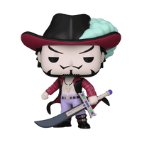 Funko Pop Animation One Piece Dracule Mihawk #1521 Funko Exclusive, 4.3 in