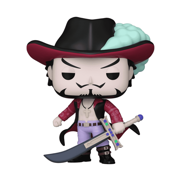 Funko Pop Animation One Piece Dracule Mihawk #1521 Funko Exclusive, 4.3 in