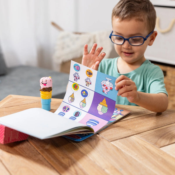 Melissa & Doug Sticker Wow Activity Pad Set Ice Cream