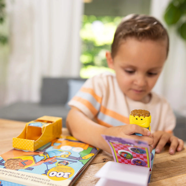 Melissa & Doug Sticker Wow Activity Pad & Sticker Stamper Bulldozer