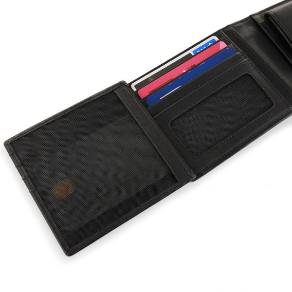 Roncato Pascal Men'S Wallet 13X9.5X2 Nero