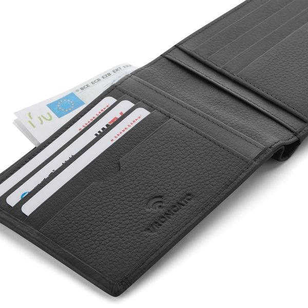 Roncato Alaska Horizontal Wallet Nero