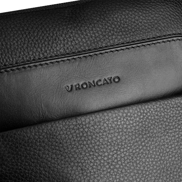 Roncato Alaska 2 - Compartment Crossbody Bag Black