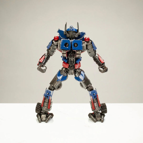 Metal Art - Optimus Prime Inspired Recycled Metal Sculpture