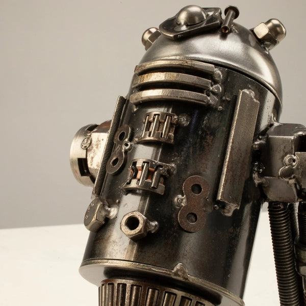 Metal Art - R2D2 Inspired Recycled Metal Sculpture