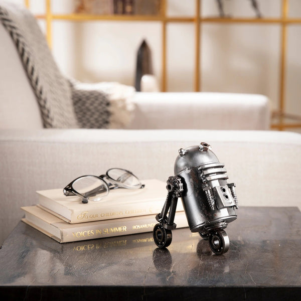 Metal Art - R2D2 Inspired Recycled Metal Sculpture