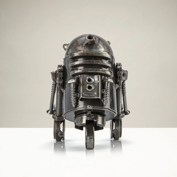 Metal Art - R2D2 Inspired Recycled Metal Sculpture