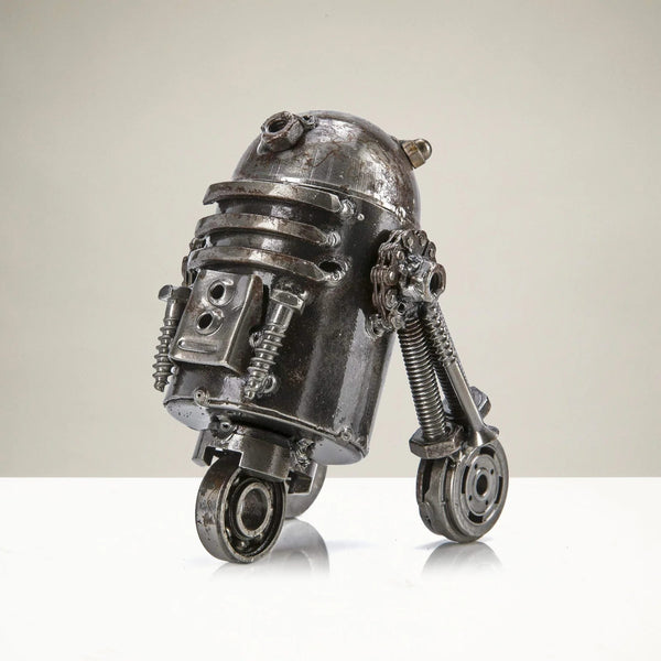 Metal Art - R2D2 Inspired Recycled Metal Sculpture