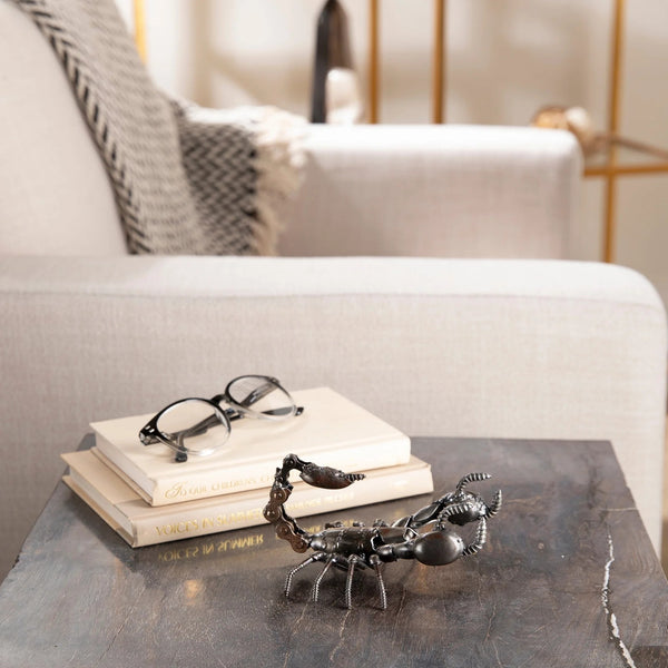 Metal Art - Scorpion Inspired Recycled Metal Sculpture