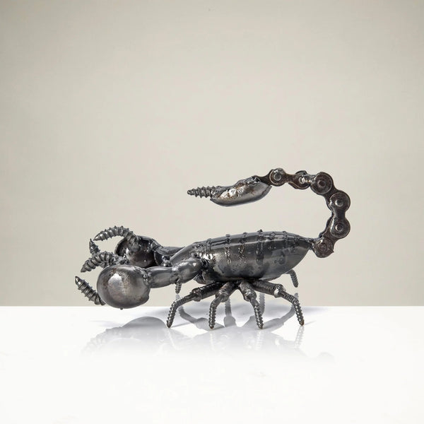 Metal Art - Scorpion Inspired Recycled Metal Sculpture