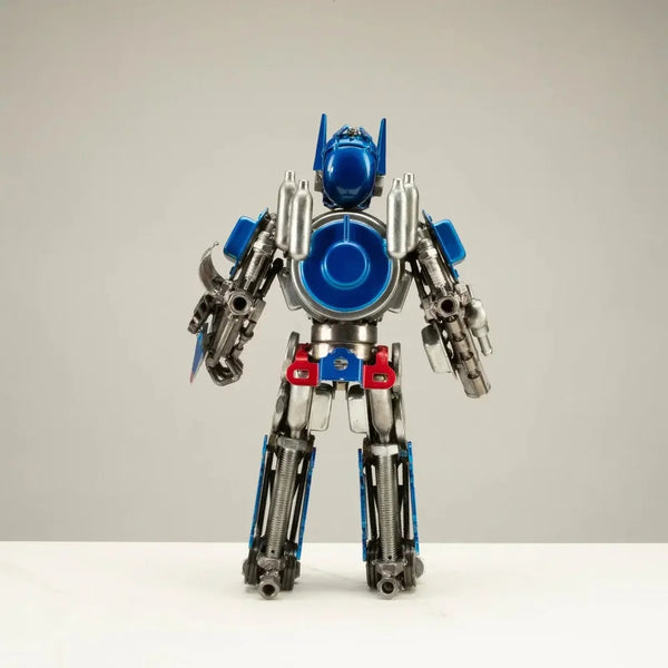 Metal Art - 16" Optimus Prime Inspired Recycled Metal Art Sculpture