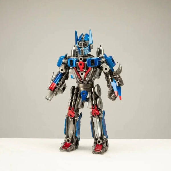 Metal Art - 16" Optimus Prime Inspired Recycled Metal Art Sculpture