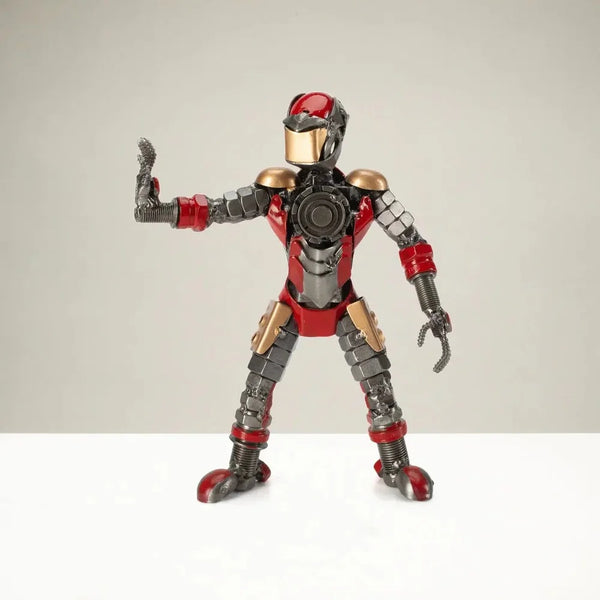Metal Art - 7.5 Iron Man Inspired Recycled Metal Sculpture