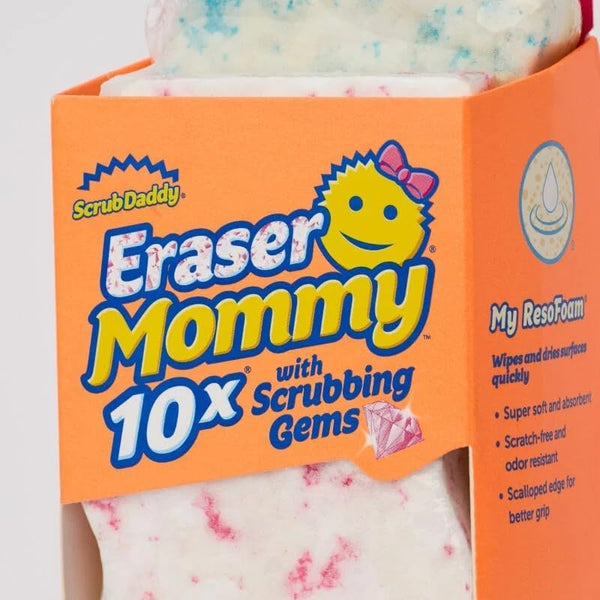 Scrub Daddy Eraser Mommy – Dual-Texture Cleaning Sponge