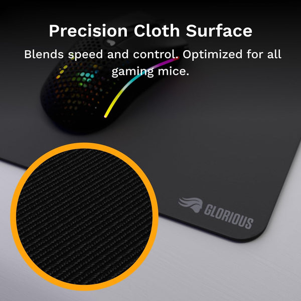 Glorious Mouse Pad 2 Large Extended - Edgeless - Black