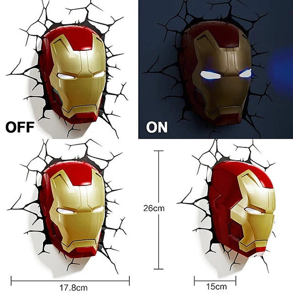 The Source 3Dl Marvel Iron Man Light