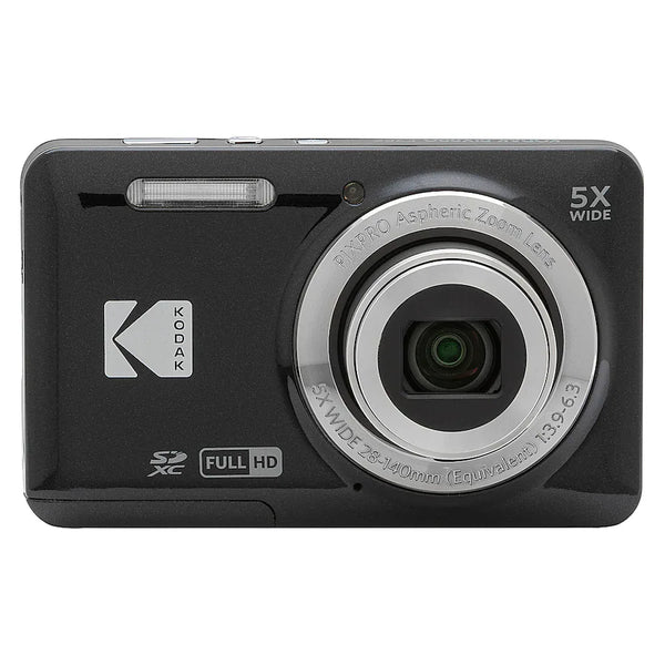 Kodak - Compact Digital Camera FZ55 5x Optical Zoom CMOS, Li-ion Battery - Black