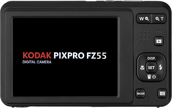 Kodak - Compact Digital Camera FZ55 5x Optical Zoom CMOS, Li-ion Battery - Silver