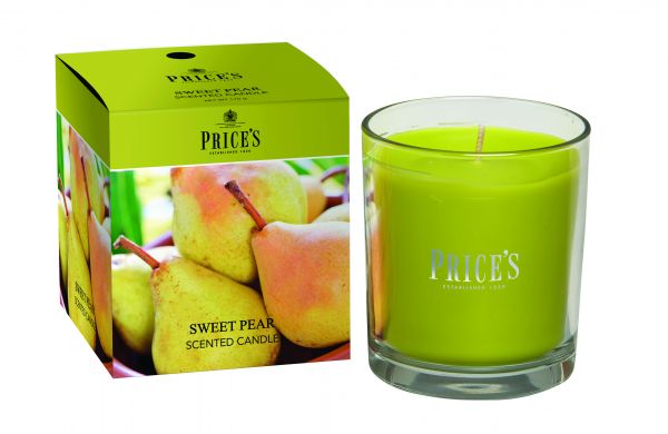 Prices Boxed Candle Jar 170g Burntime 45H Iced Pear