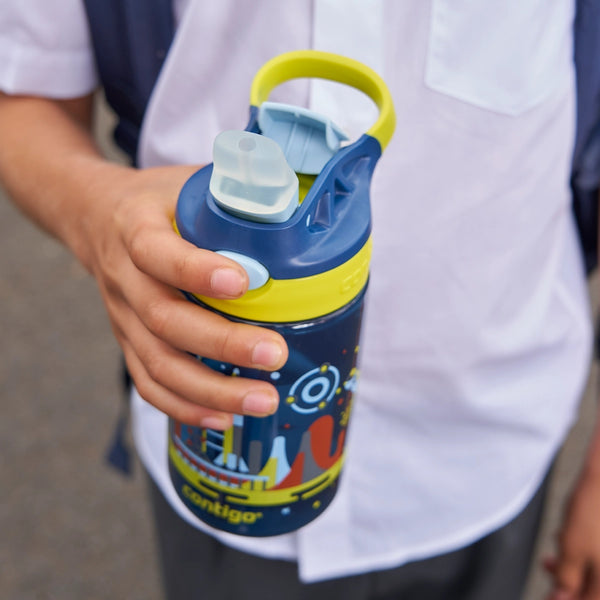 Contigo Autoseal Kids Gizmo Flip 420 Ml, Nautical Blue With Space
