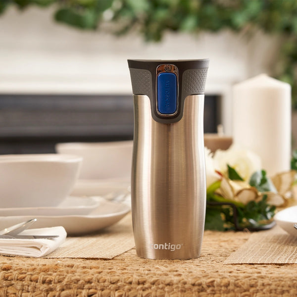 Contigo Autoseal West Loop Vacuum Insulated Stainless Steel Travel Mug 470 ML, Stainless Steel