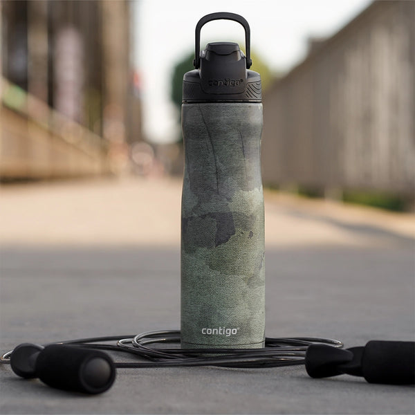Contigo Autoseal Couture Chill Vacuum Insulated Stainless Steel Water Bottle 720 ml - Textured Camo