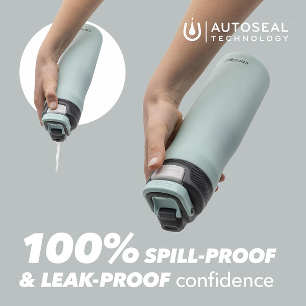 Contigo Autoseal Chill - Vacuum Insulated Stainless Steel Water Bottle 720 ml, Macaroon